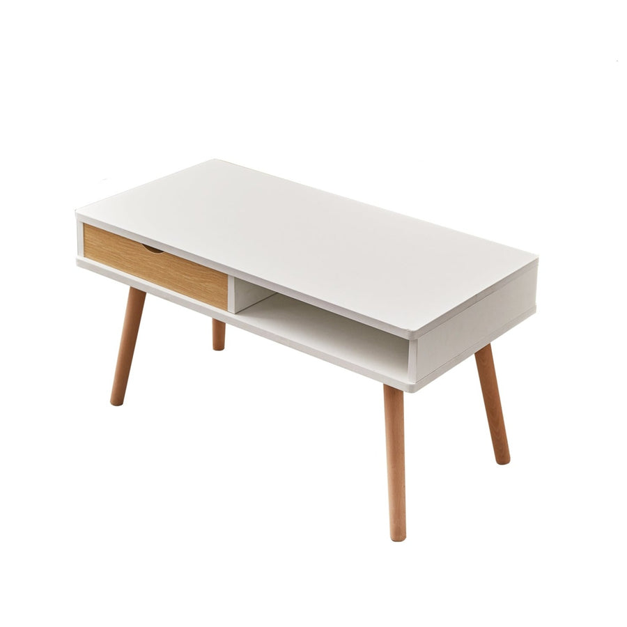 Low table with drawer, width 80cm, centertable-005