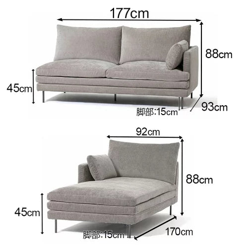 Large sofa, grey