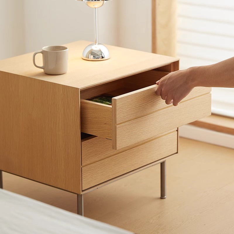 Wooden compact night table