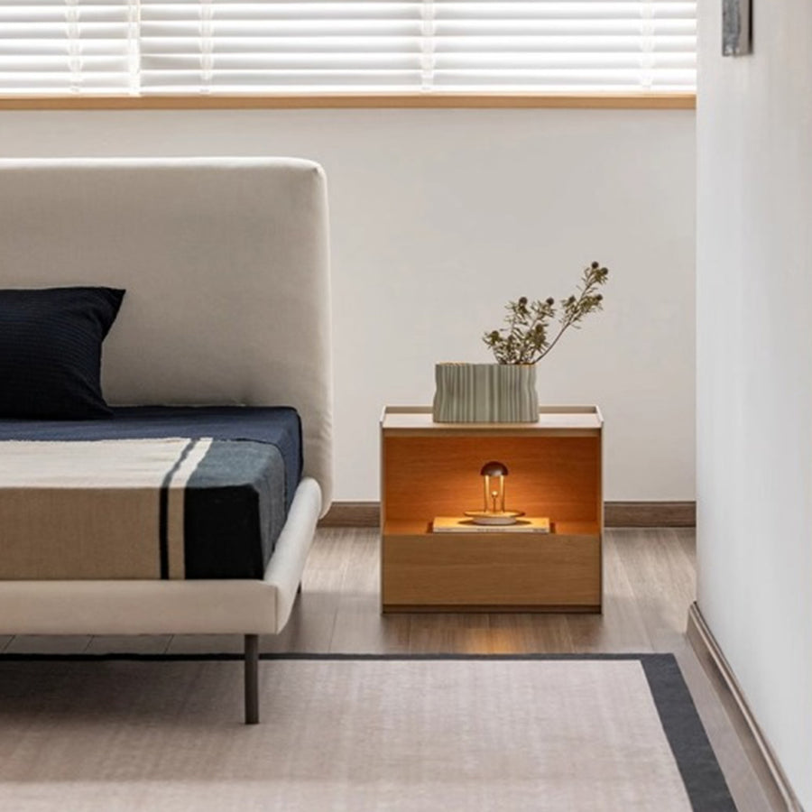 Bedside table with storage