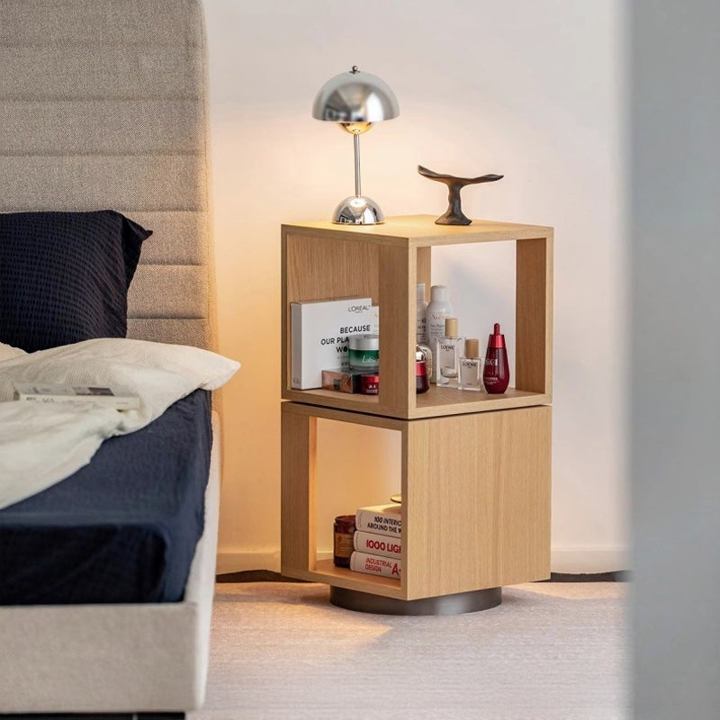 Swivel side table