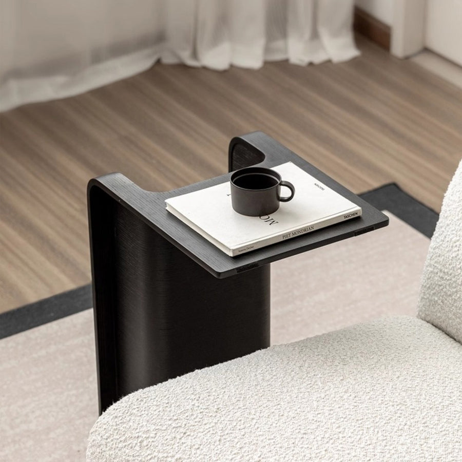 Wooden slim side table