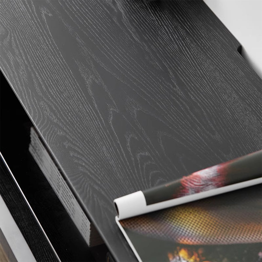 Wooden black TV board