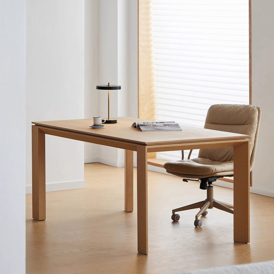 Wooden natural dining table