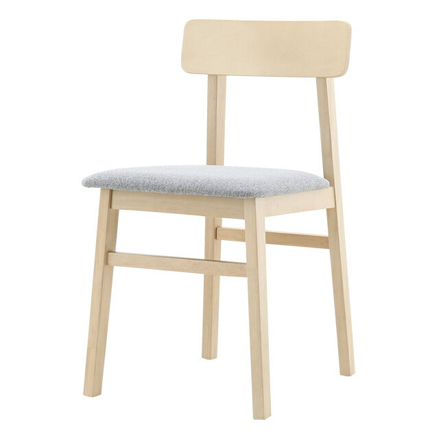 Set of 2 natural rubberwood dining chairs available in 2 colors