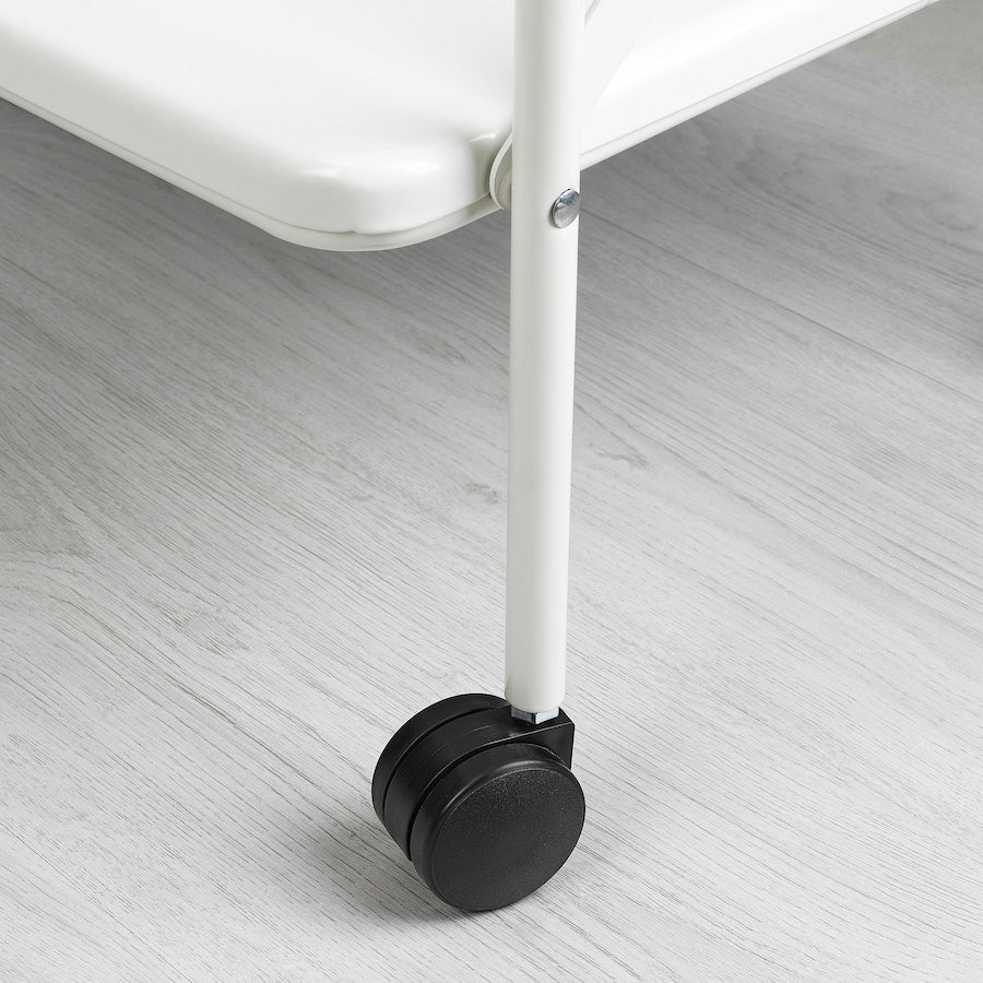 JÄRLÅSA sofa side table with castors