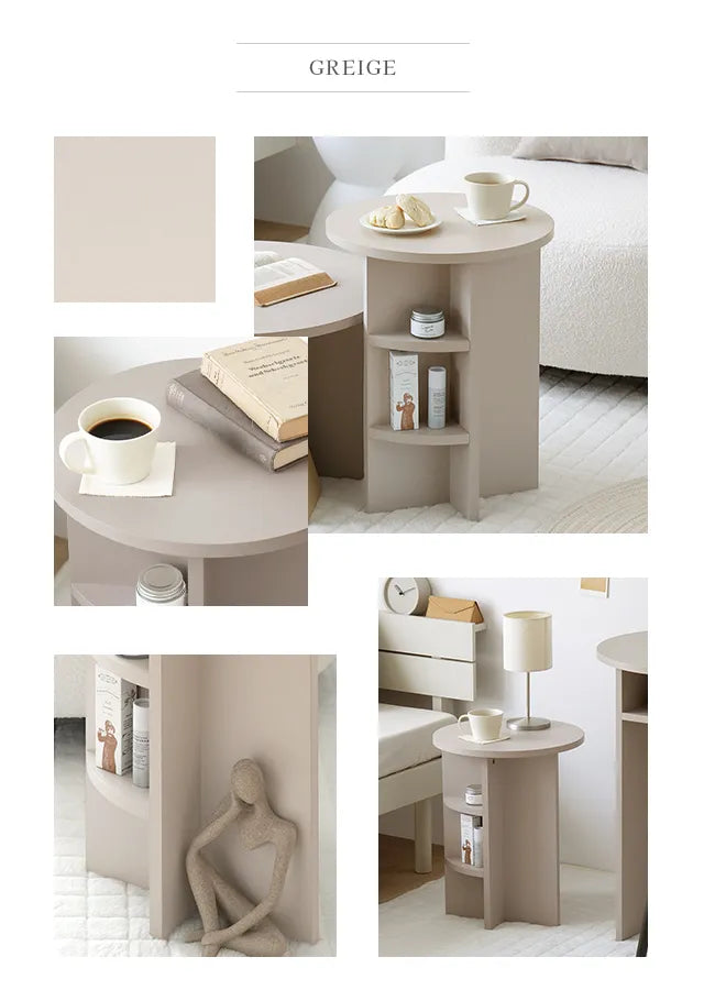 Korean style side table, width 40cm