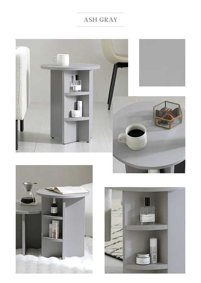 Korean style side table, width 40cm