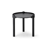 Woody Table 45cm Black Stained Oak