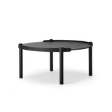 Woody Table 80cm Black Stained Oak