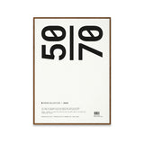 Frame Dark Oak 50×70cm