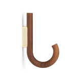 HOOK Hanger Walnut Brass