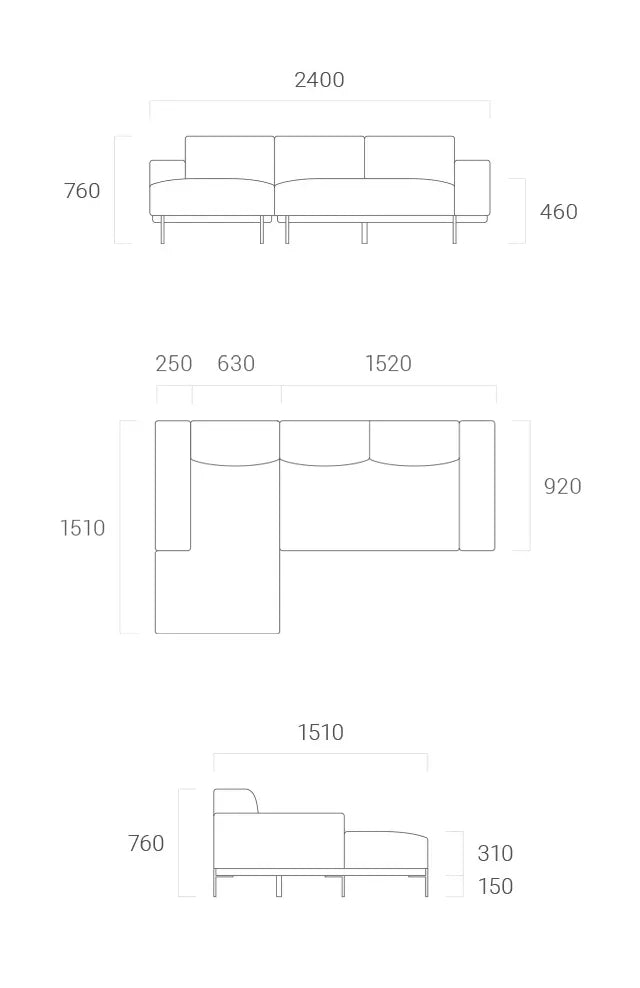 Couch sofa K-123-COUCH-F