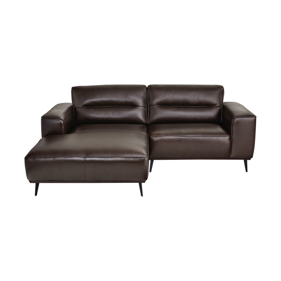 マグナ 左カウチ ブラウン