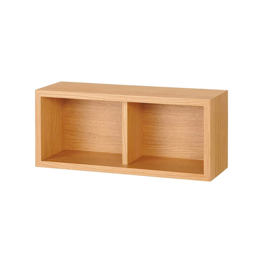 Wall-mounted furniture box, oak, width 44cm