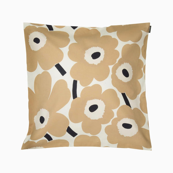 Pieni Unikko Cushion Cover [50cm] Off-white x Beige