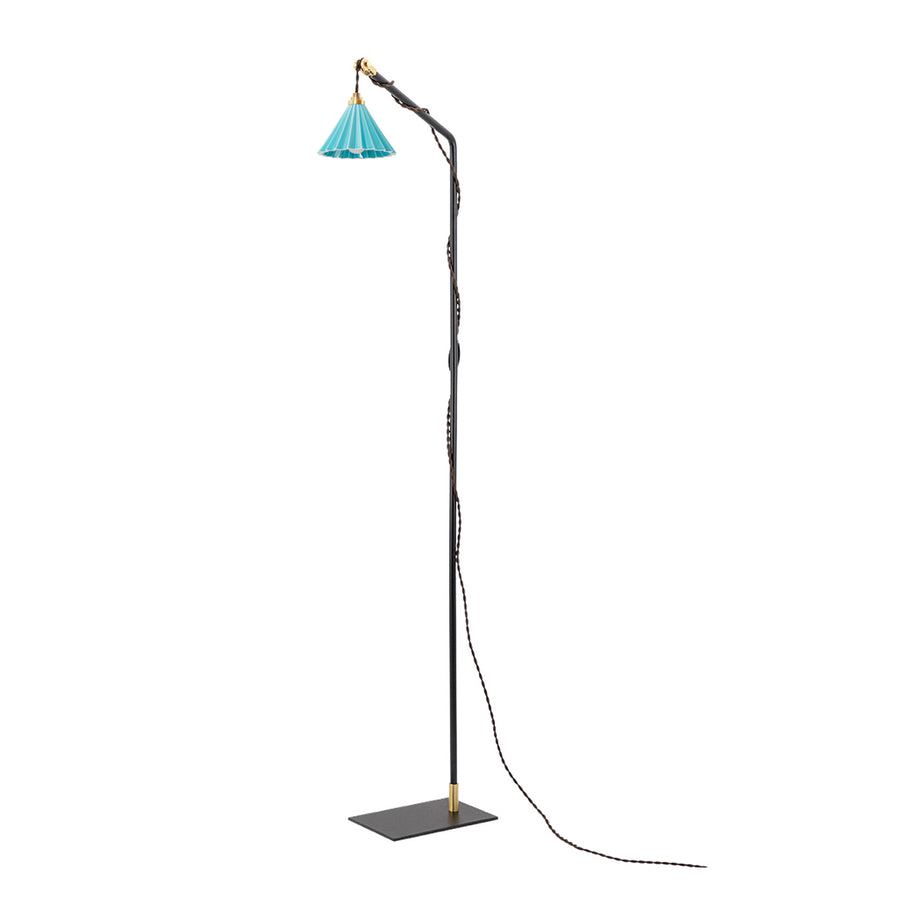 ORIGAMI LAMP Floor Standing Light, Turquoise