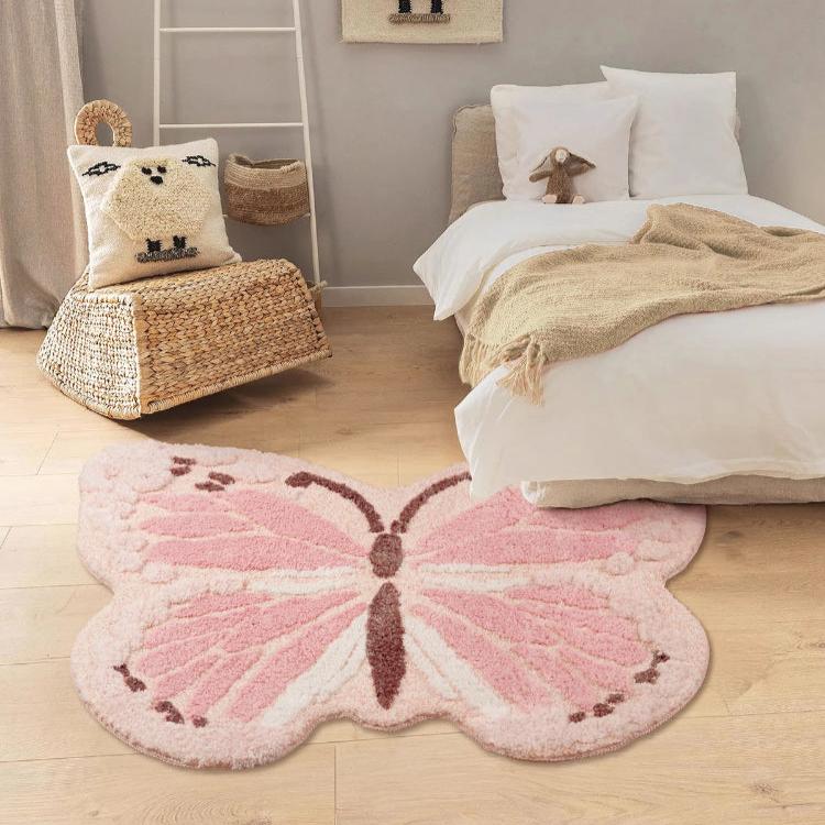 Butterfly Fluffy Soft Rug