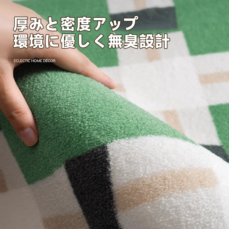 Square ふわふわ柔らかラグ