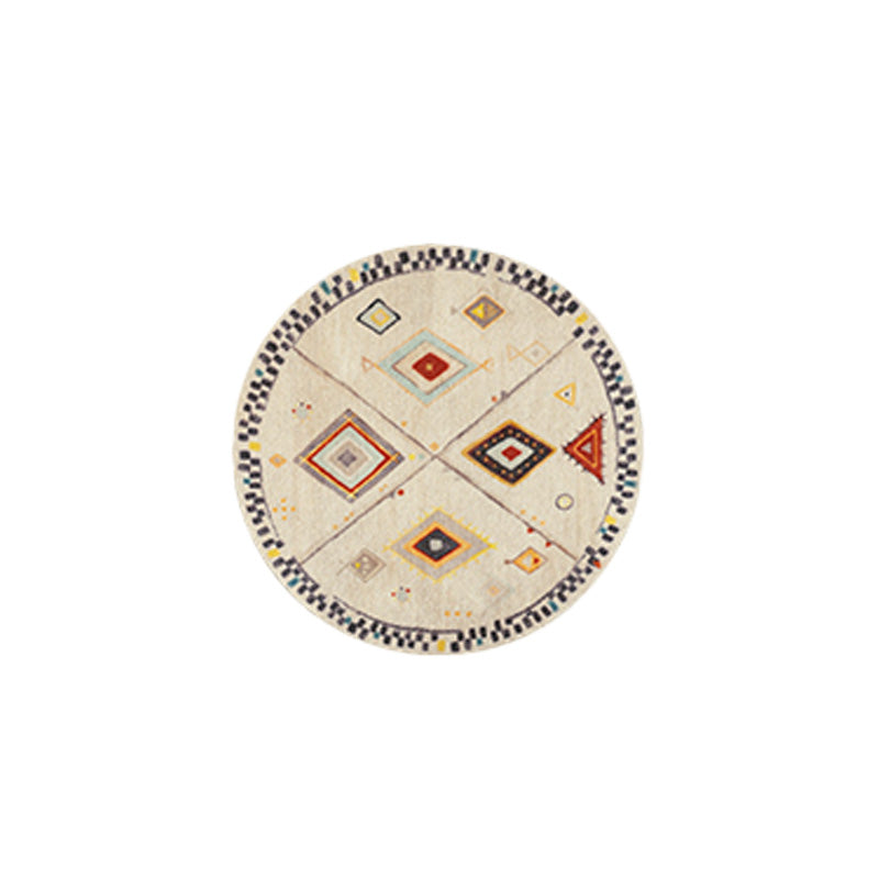 Morocco Luxury New Zealand Wool Rug, Round