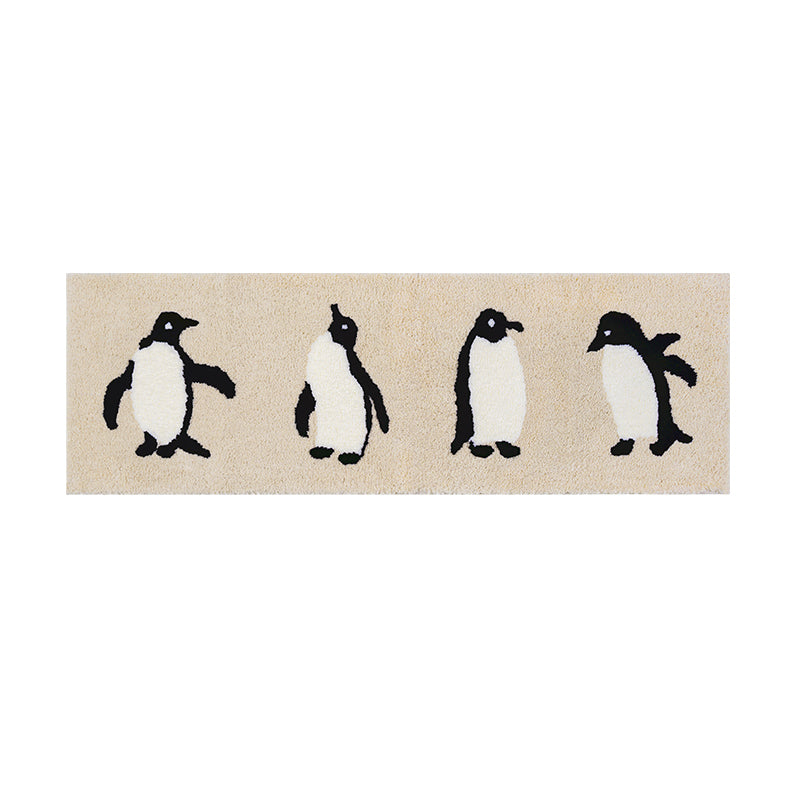 Panda Penguin Fluffy Soft Rug