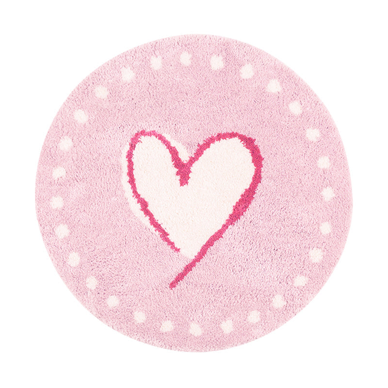 Sweet Heart Fluffy Soft Rug