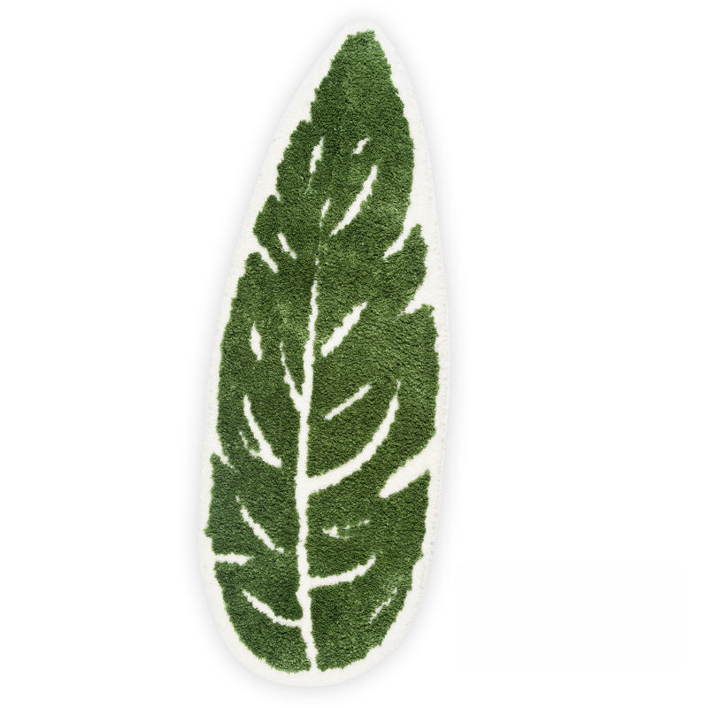 monstera ふわふわ柔らかラグ
