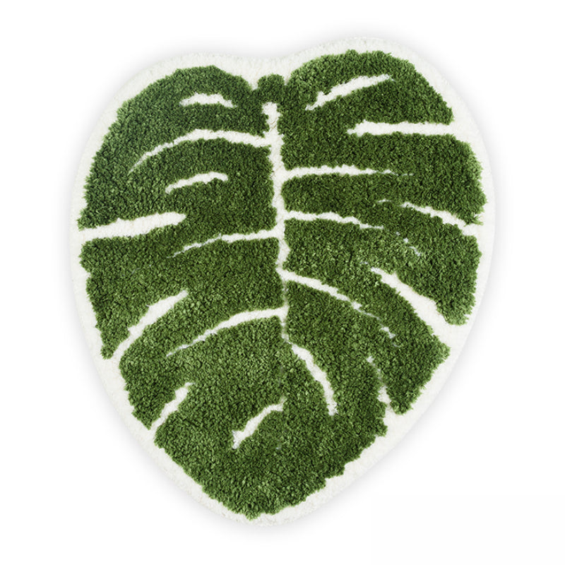 monstera ふわふわ柔らかラグ