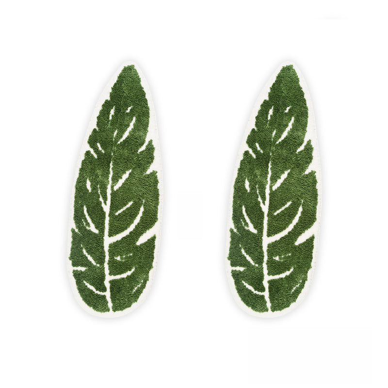 monstera ふわふわ柔らかラグ