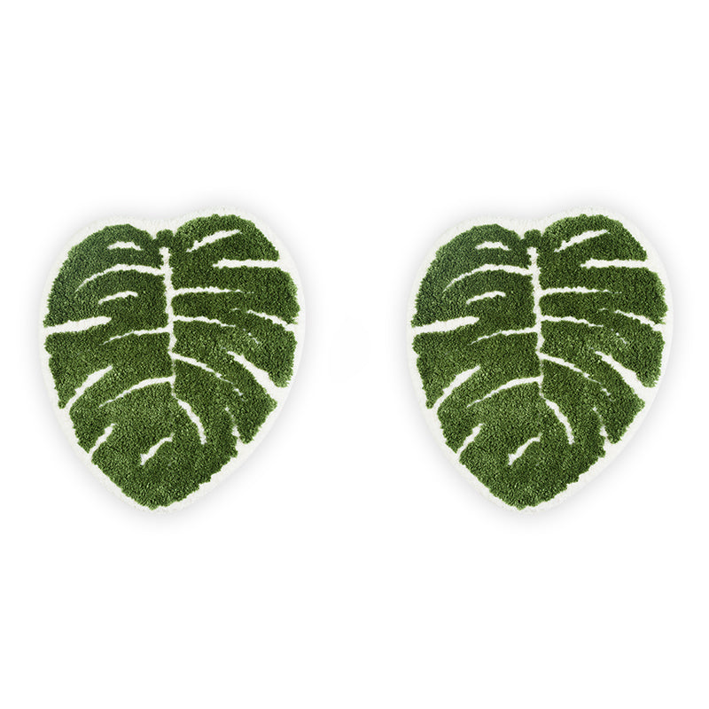 monstera ふわふわ柔らかラグ