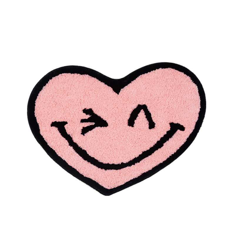 Smile Fluffy Soft Rug