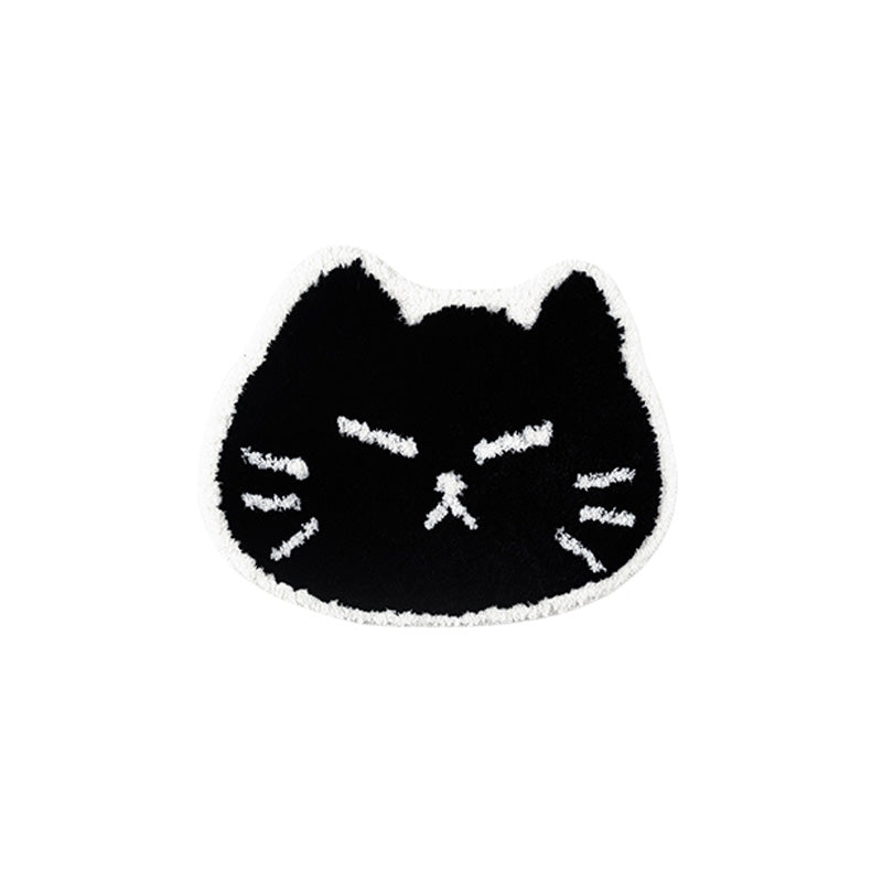 Black Cat ふわふわ柔らかラグ