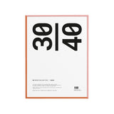 Frame Orange / Pink Pine 30×40cm