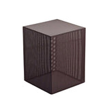 Venti Side Table Dark Cherry Red