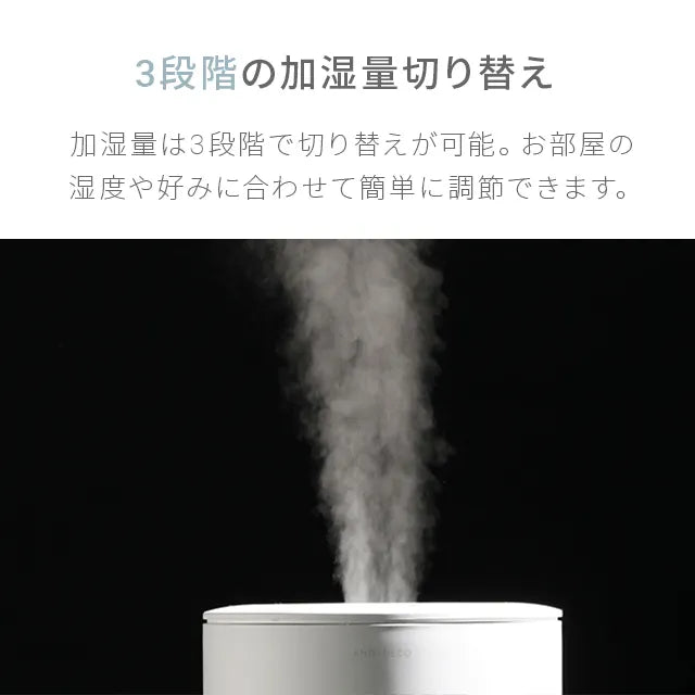 AND・DECO 1.5L 上部給水式 超音波加湿器