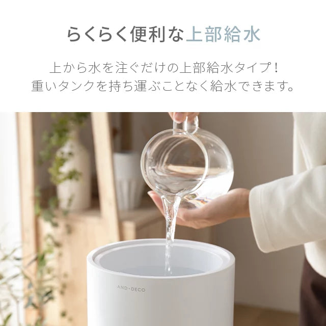 Top water supply type ultrasonic humidifier 2L with electrolyzed water generation function