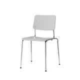 Fore Chair Grey Oak / Chrome Frame
