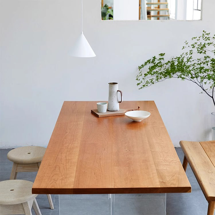 Acrylic Wooden Dining Table