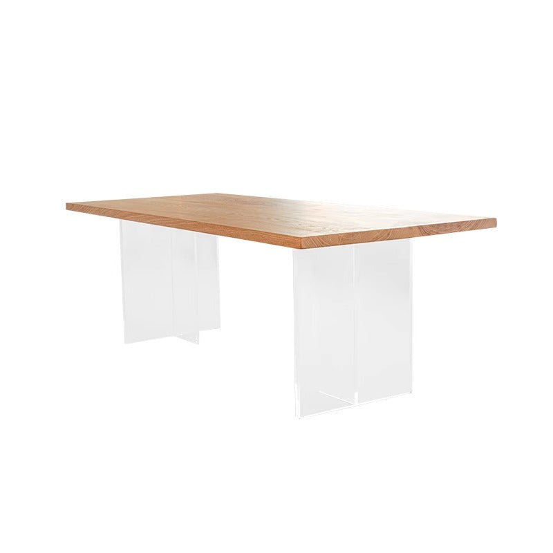 Acrylic Wooden Dining Table