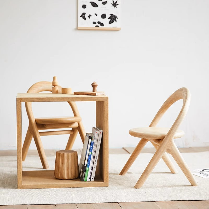 Wooden baby low chair