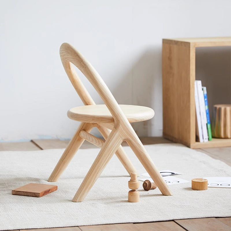 Wooden baby low chair