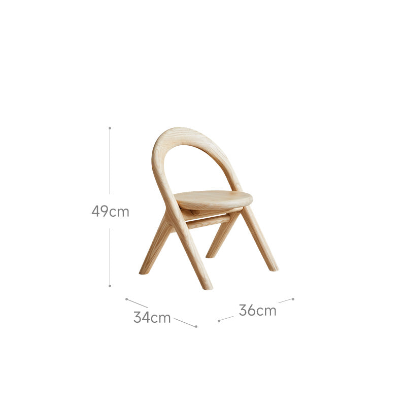 Wooden baby low chair