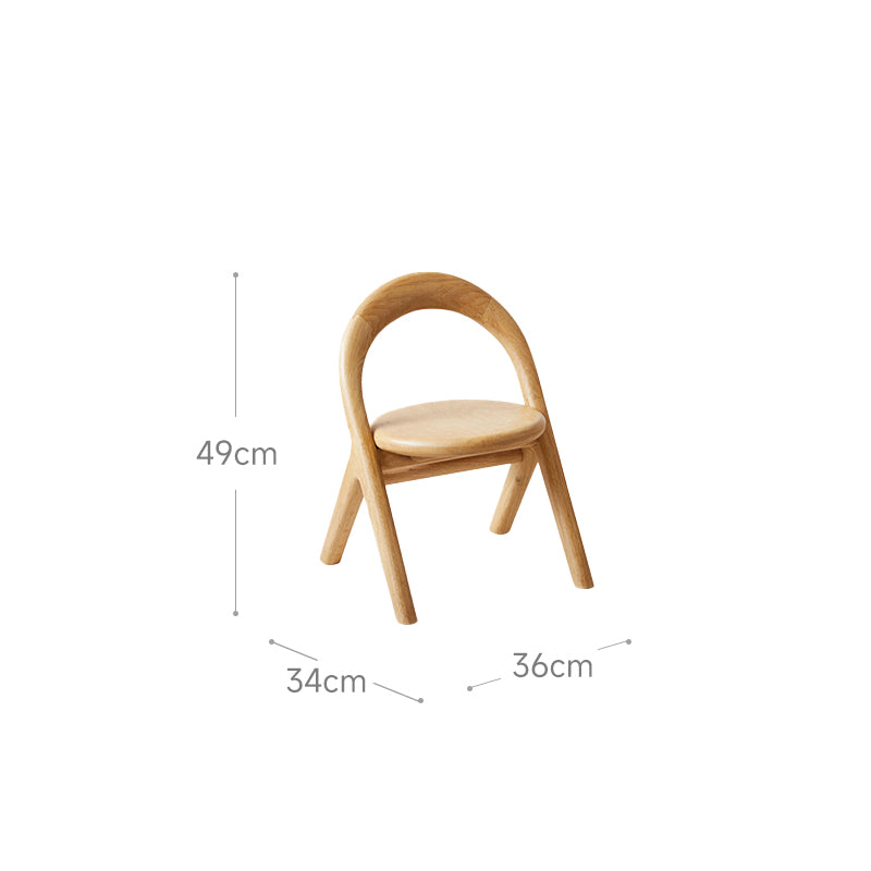 Wooden baby low chair