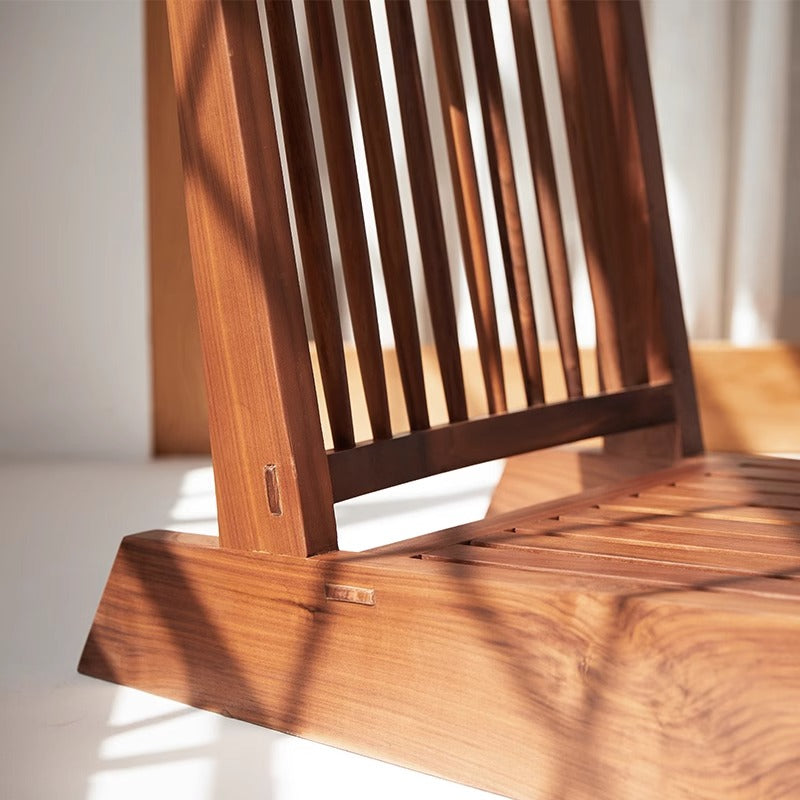 Natural wood chair