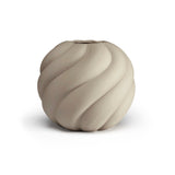 Twist Ball Vase 20cm Sand