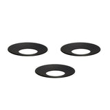 Candle holder cuff set with 3 pcs Black
