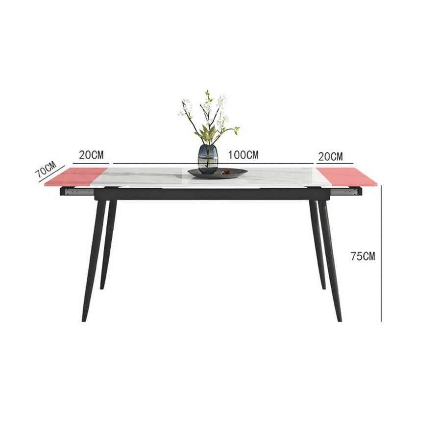 Expandable ceramic table