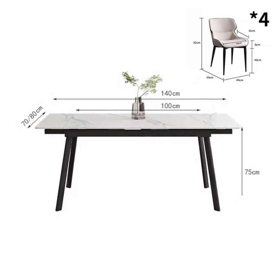 Expandable dining table