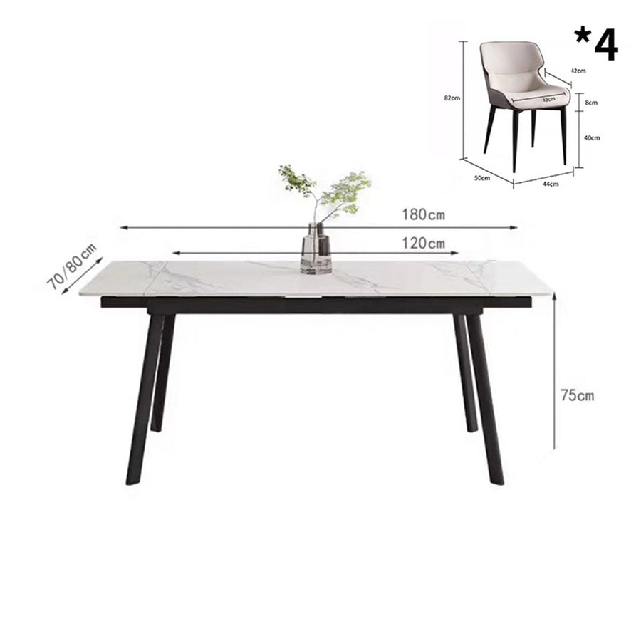 Expandable dining table