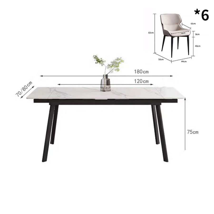 Expandable dining table